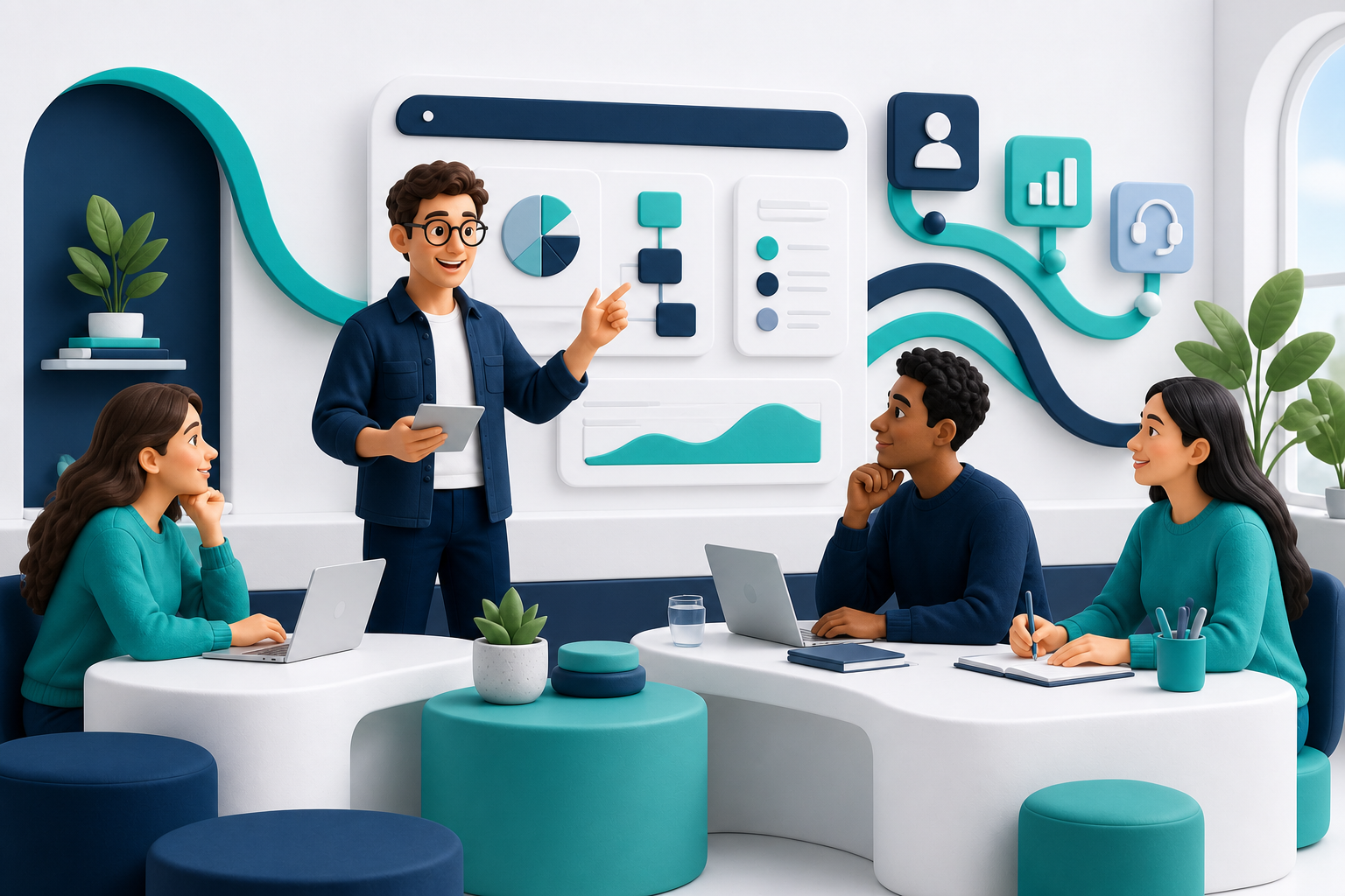 پشتیبانی و بهبود مستمر ERP